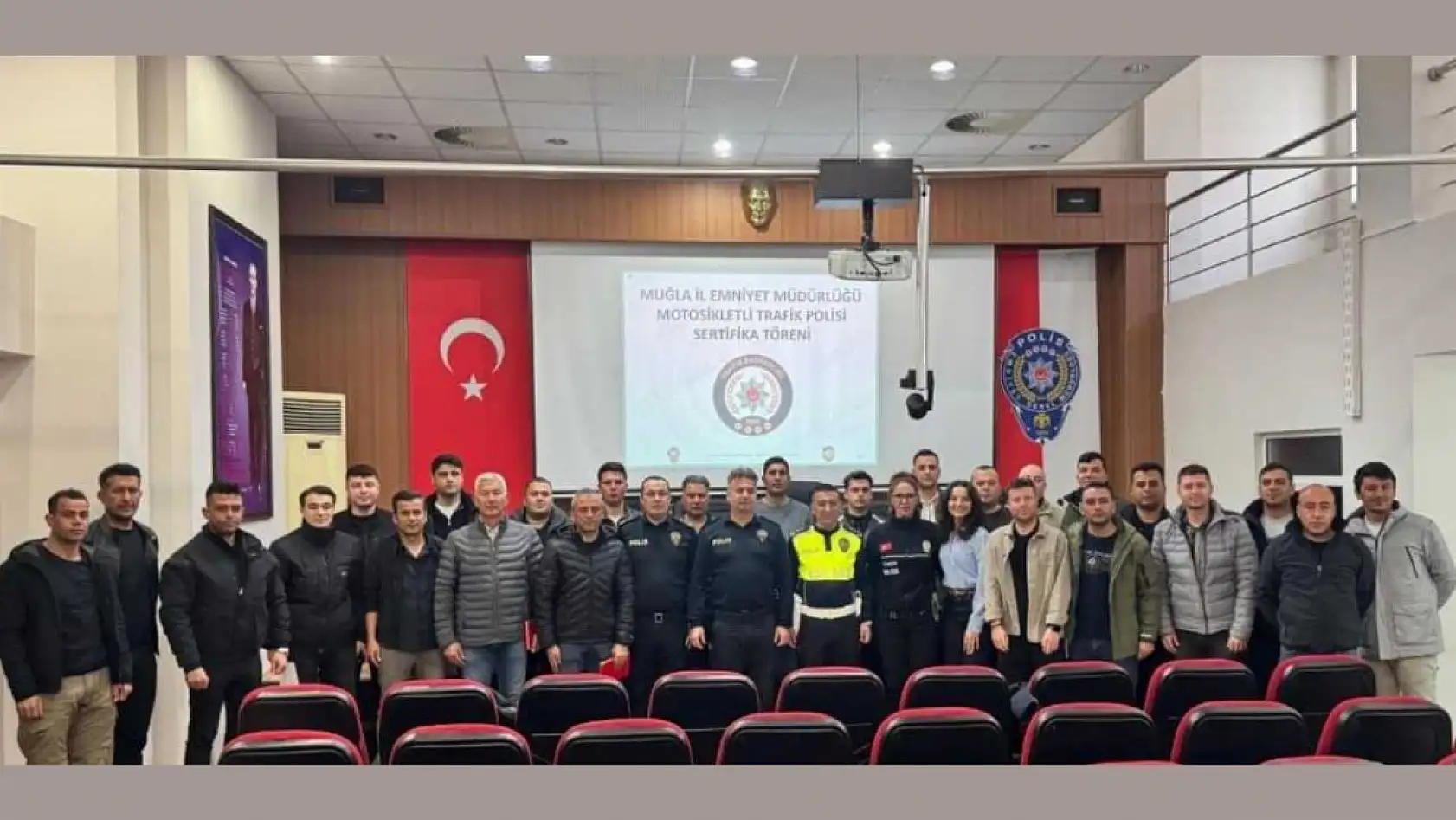 Muğla'da 25 yeni personel sertifikasını aldı