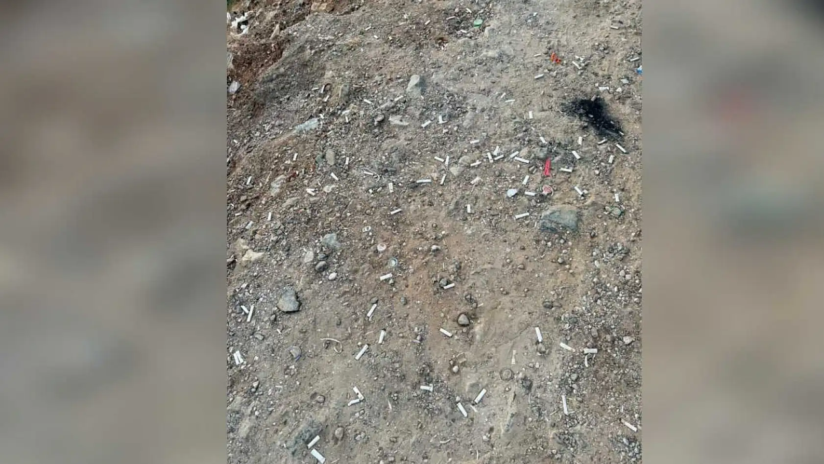 Fethiye Yarımada bölgesinde sigara izmariti kirliliği dikkat çekti