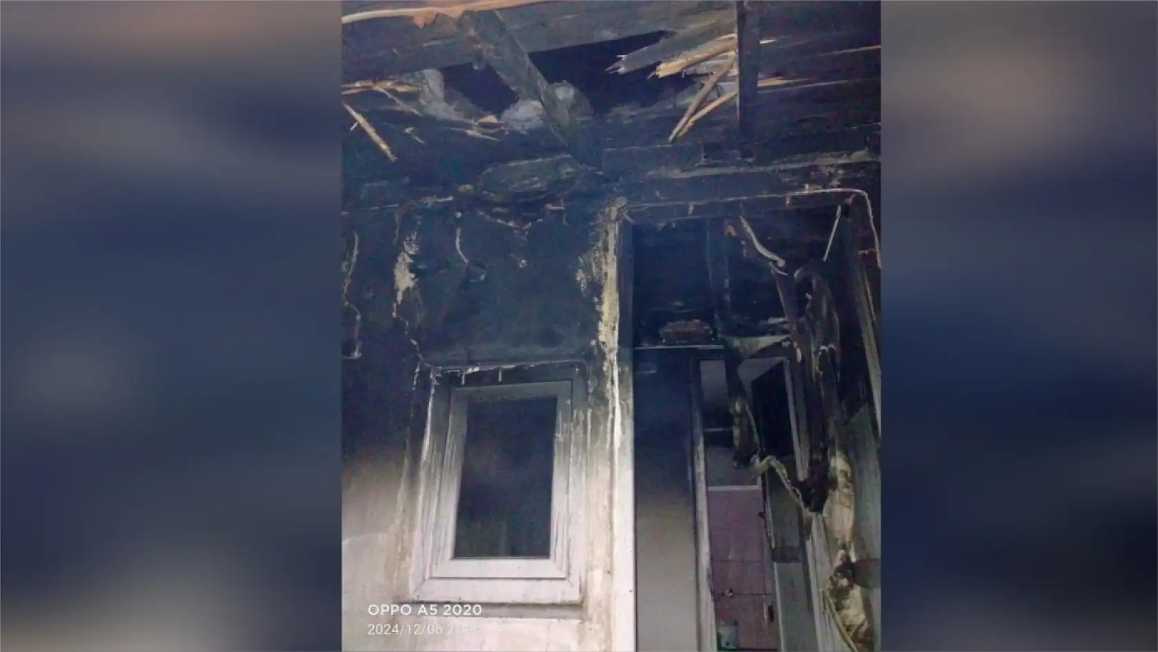 İki köyde çıkan yangında iki kişi yaralandı