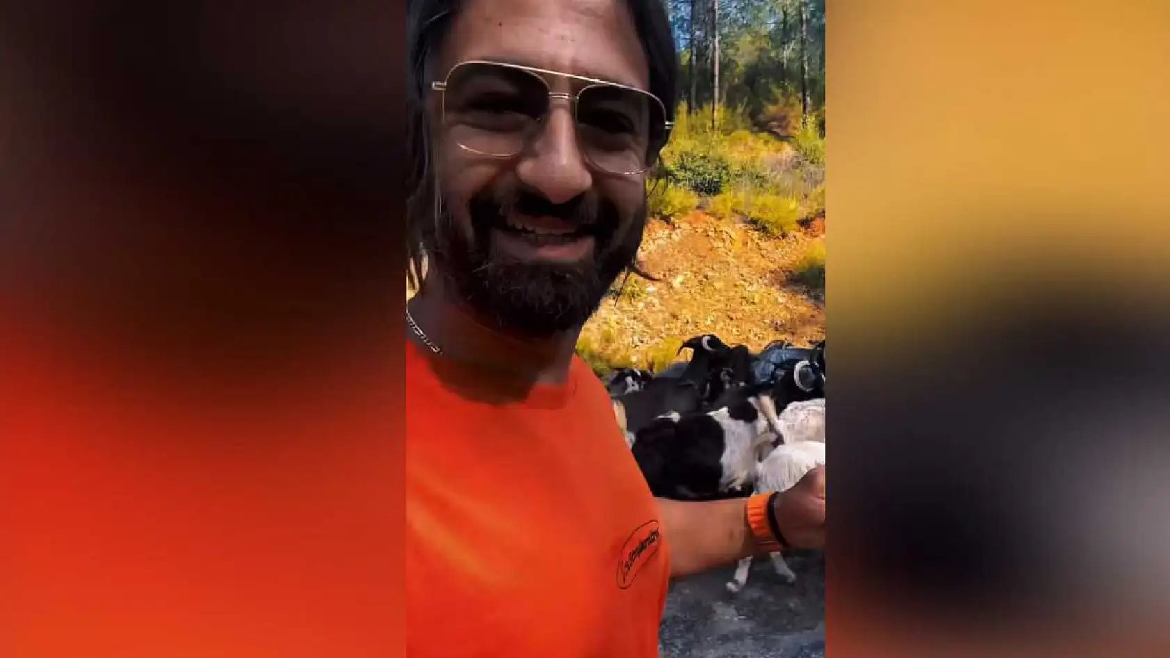 Koray Avcı Göcek tatilinde çobanlık yaptı