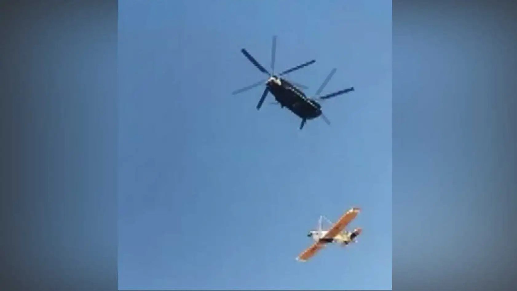 Muğla'da kaza kırıma uğrayan uçak askeri helikopter ile kaldırıldı