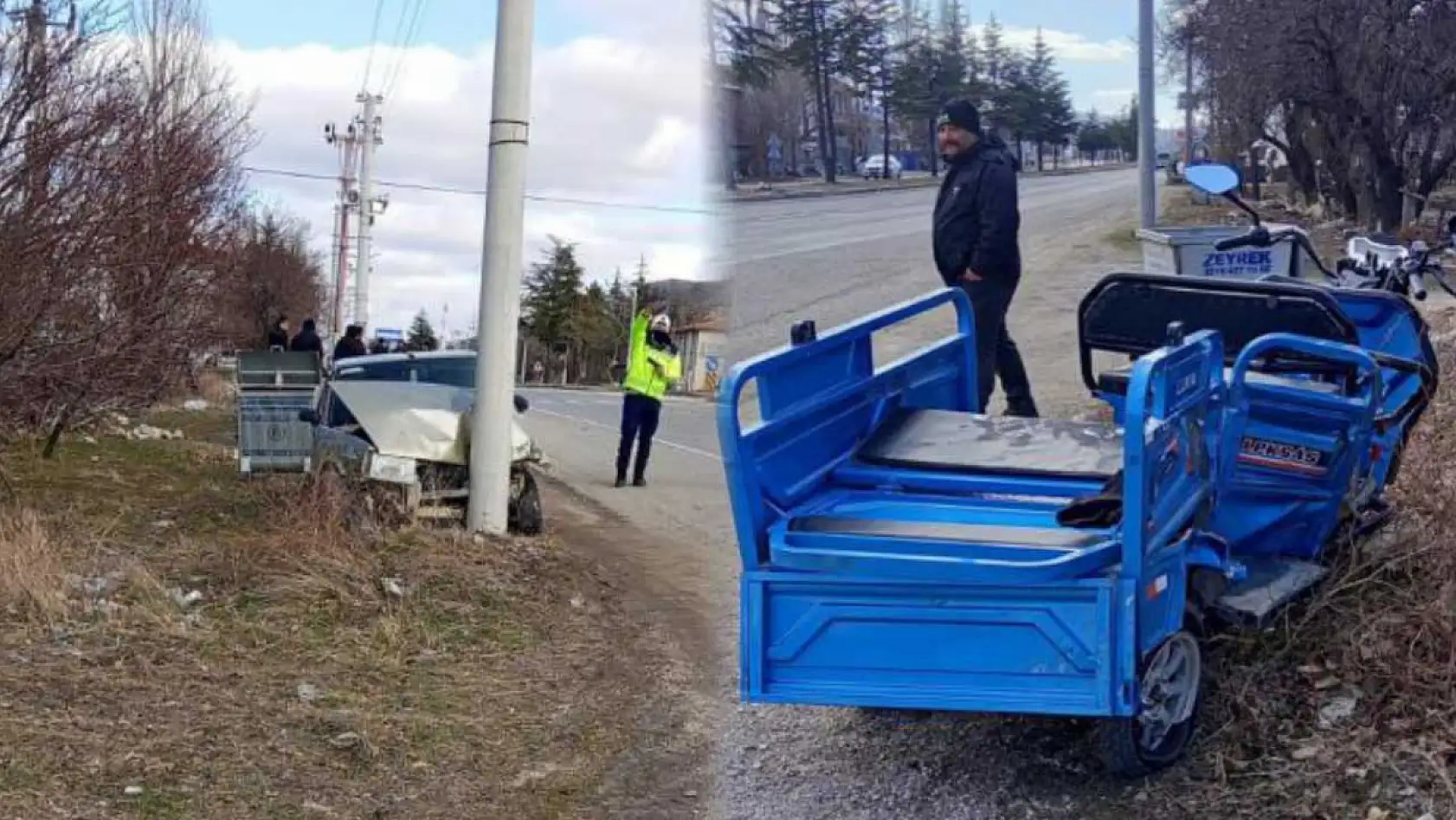Otomobil mopedle çarpıştı: Anne hayatını kaybetti, oğlu ağır yaralandı