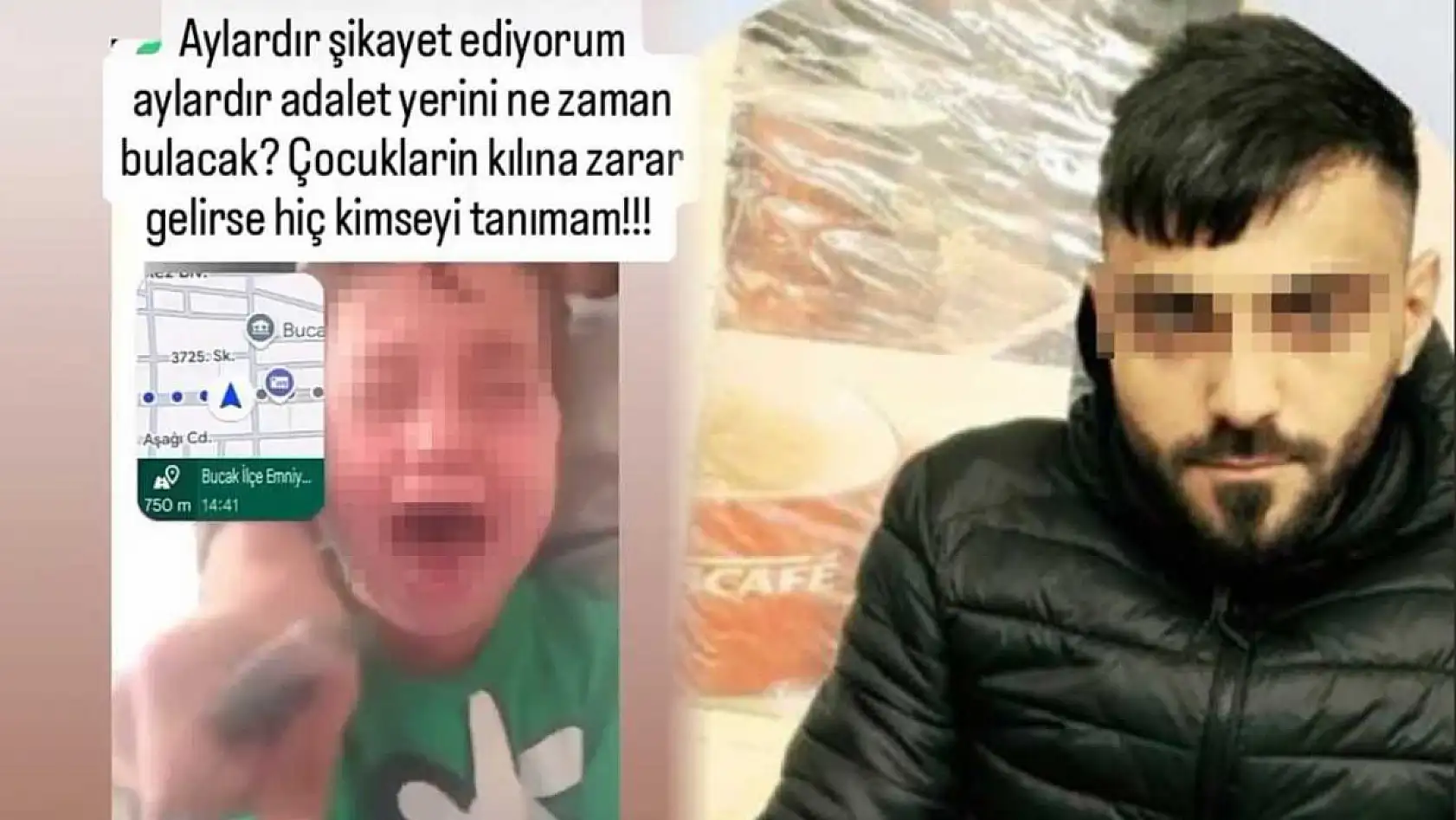 Çocuklarının boğazına bıçak dayayan o babaya tahliye