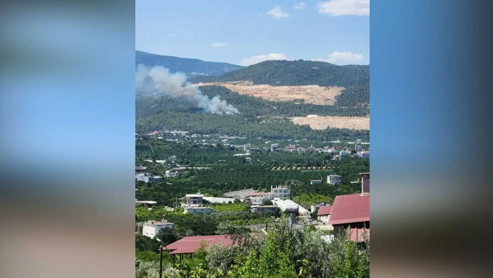 Antalya Finike'de Orman Yangını Paniği
