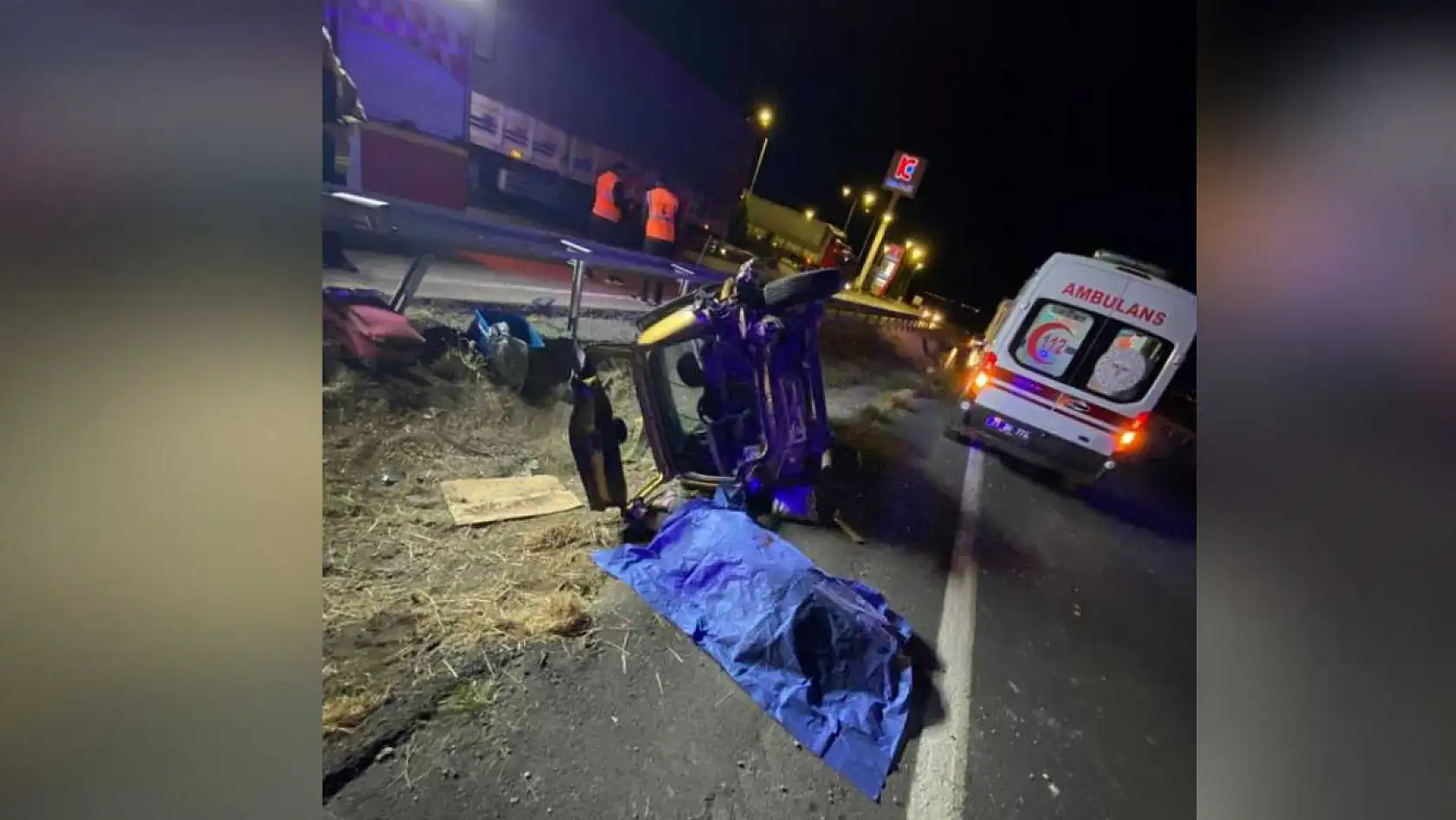 Feci Kaza: Otomobil Takla Attı, 1 Kişi Hayatını Kaybetti