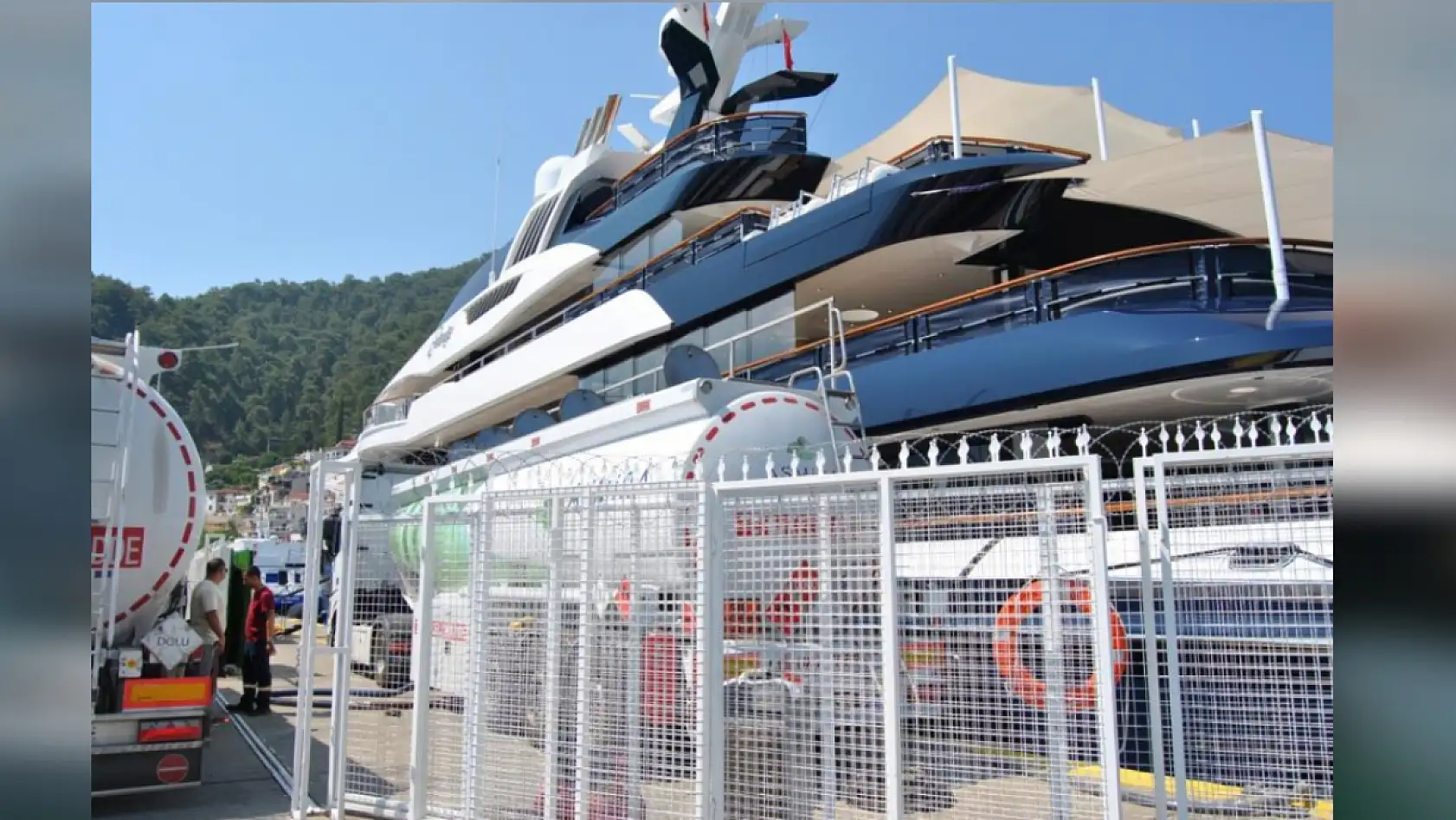 Ultra lüks yat 'Solandge' Fethiye'de