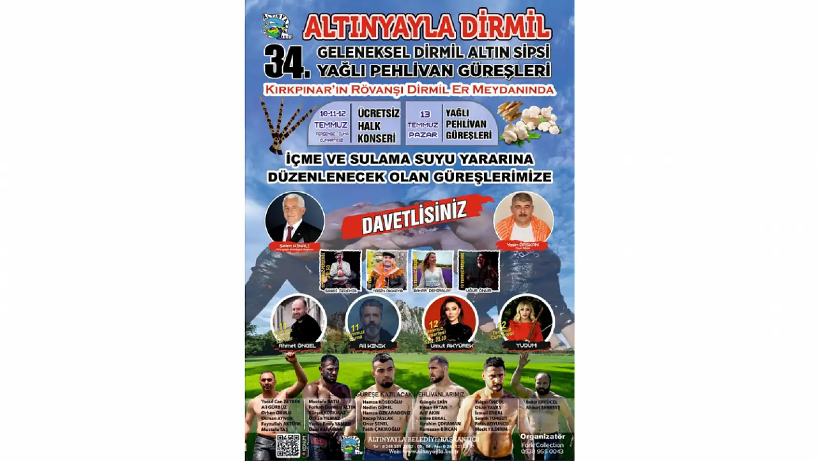 Kırkpınar'ın Rövanşı Altınyayla Dirmil Güreşleri Başlıyor