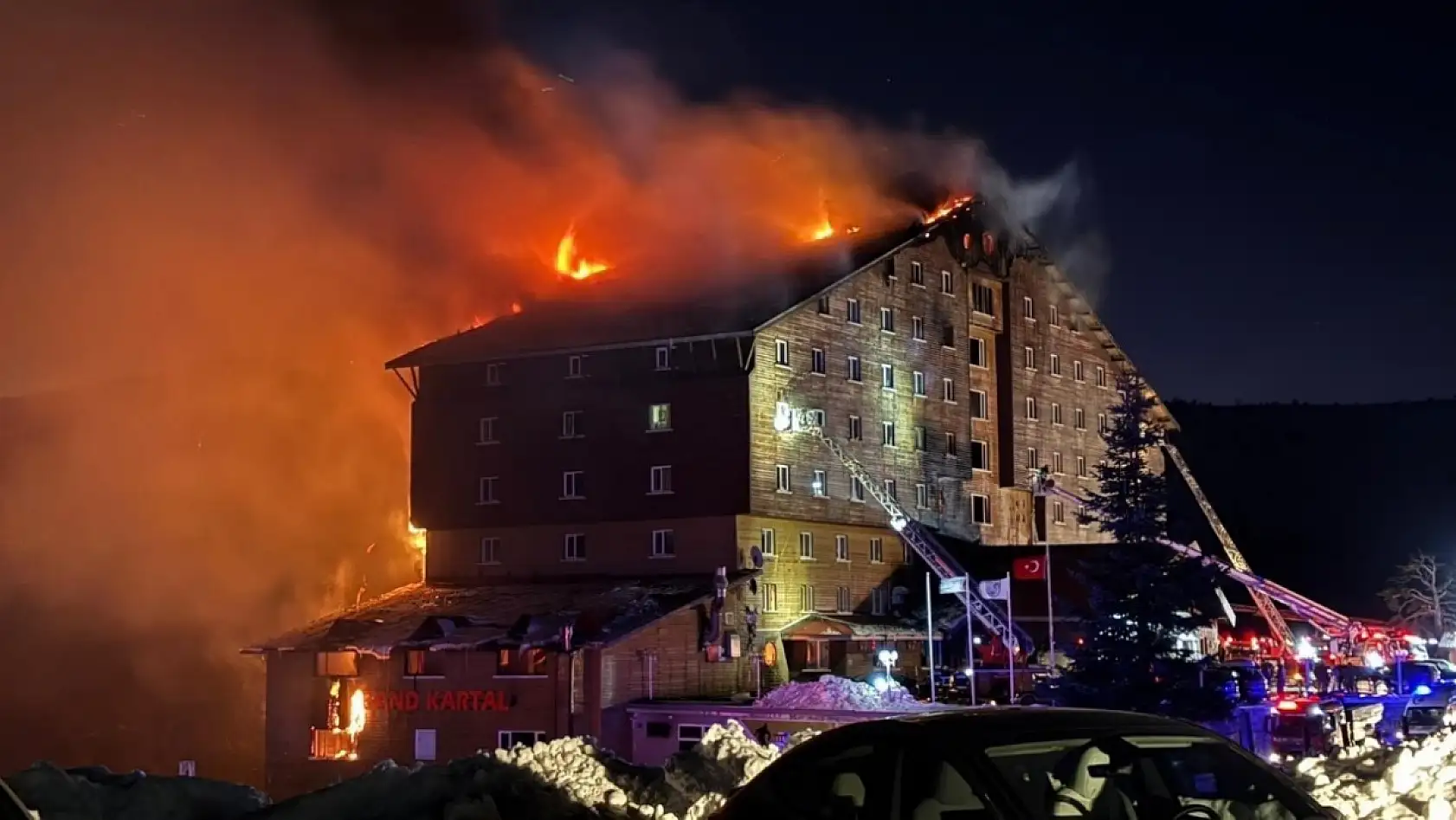 Yaşanan otel yangını üzerinden bahis reklamı
