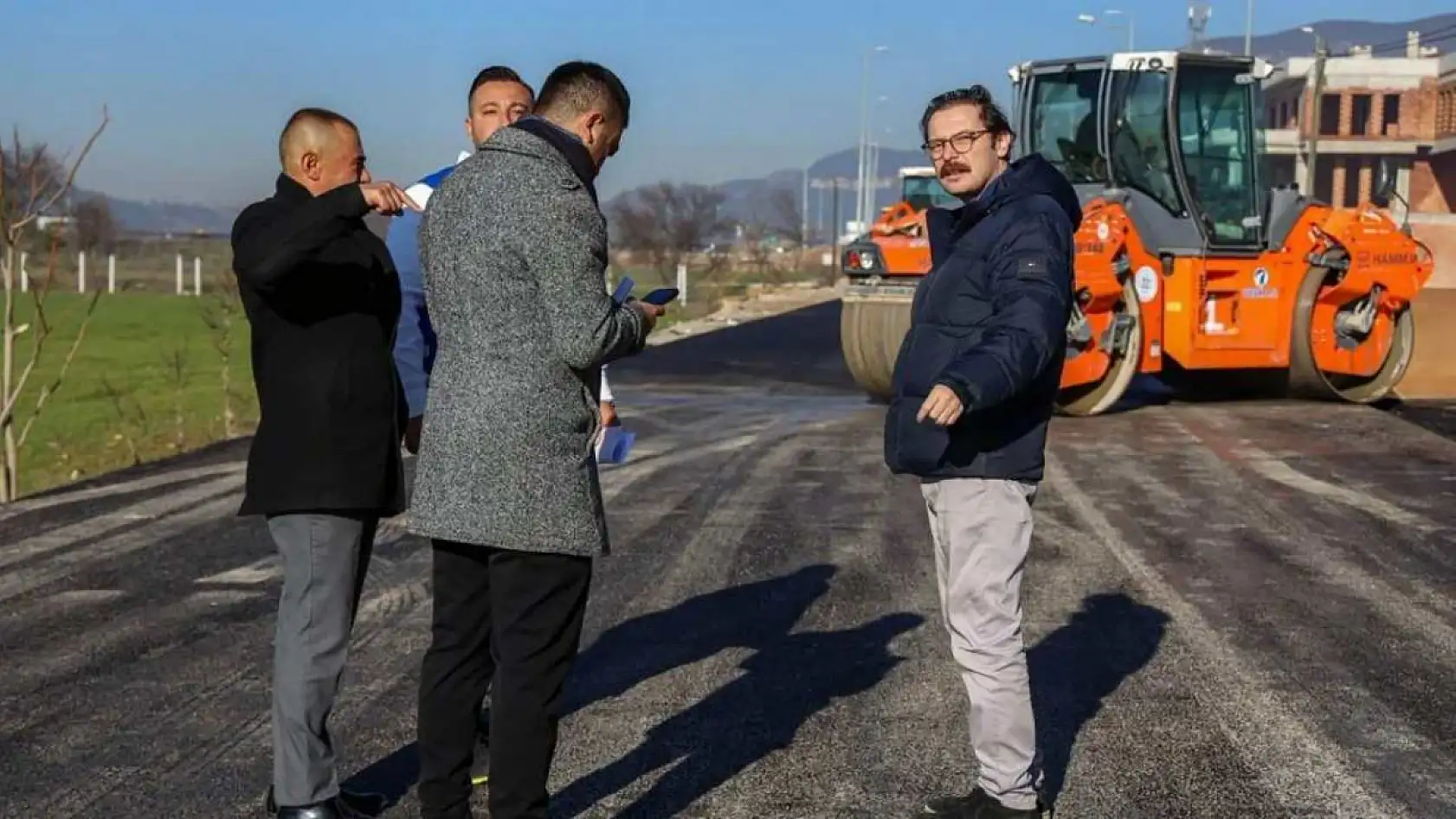 Menteşe'de Kolejler bölgesinde üstyapı çalışmaları başladı