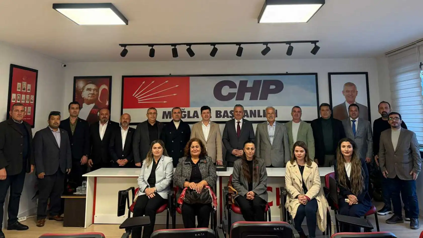 CHP Fethiye İlçe Örgütü'nden İl Başkanı Nail Kızıl'a ziyaret