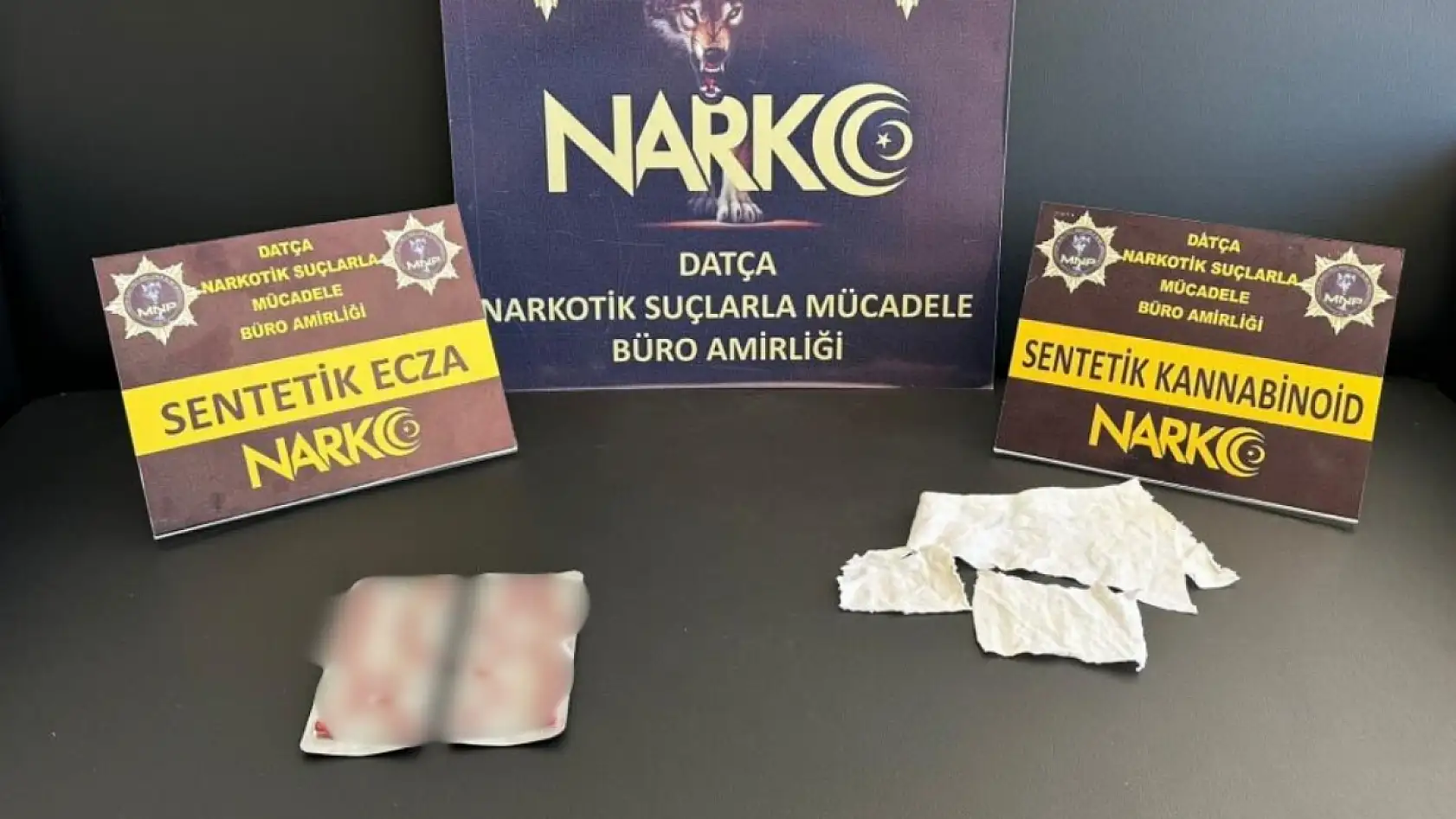Datça'da uyuşturucu hap ele geçirildi
