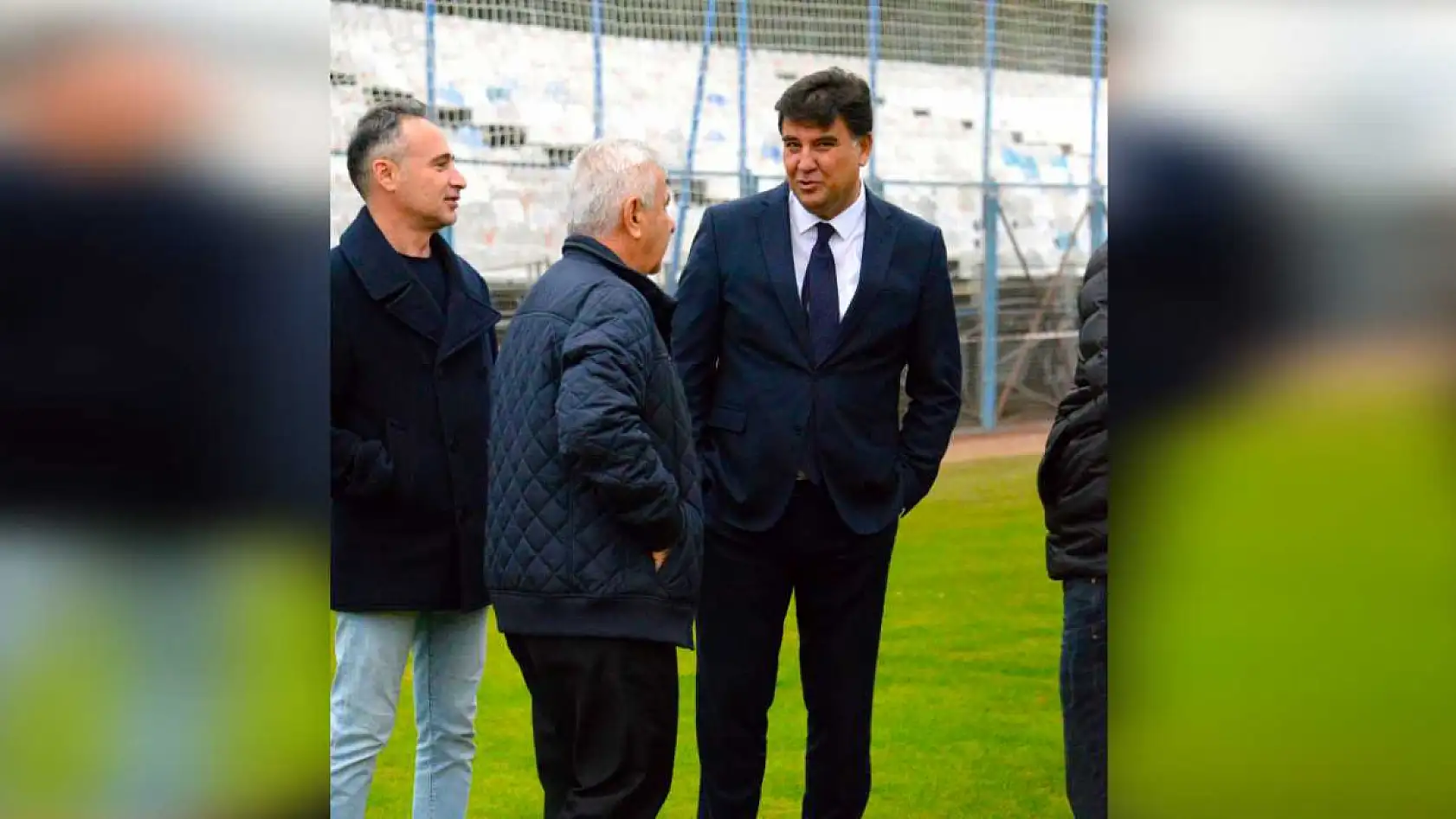 Fethiye Belediye Başkanı Alim Karaca, Fethiye İlçe Stadyumu'nda incelemede bulundu