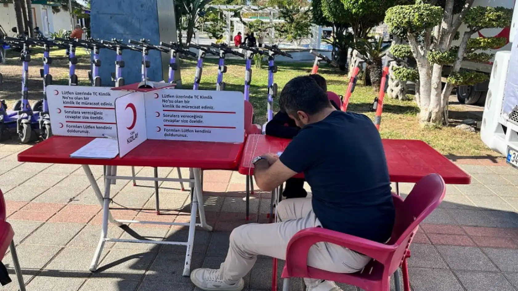 Kızılay Kan Bağış Tırı Fethiye'de, Kan Bağışçılarını Bekliyor