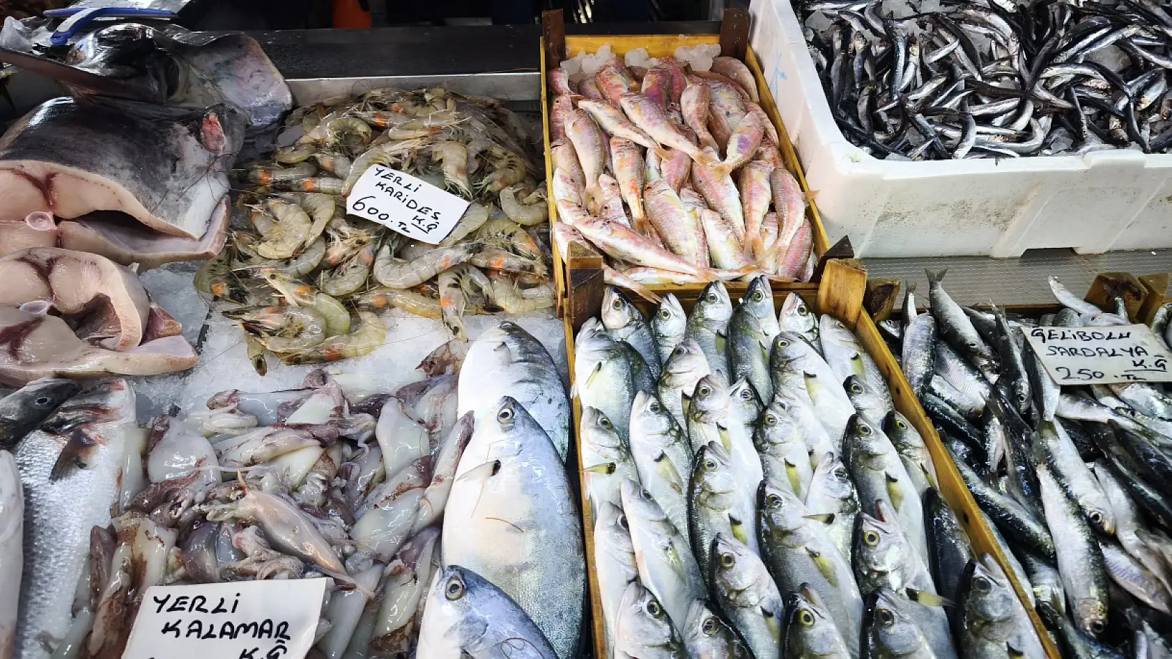 Fethiye'de balık çeşidi bol, fiyatlar da gayet makul