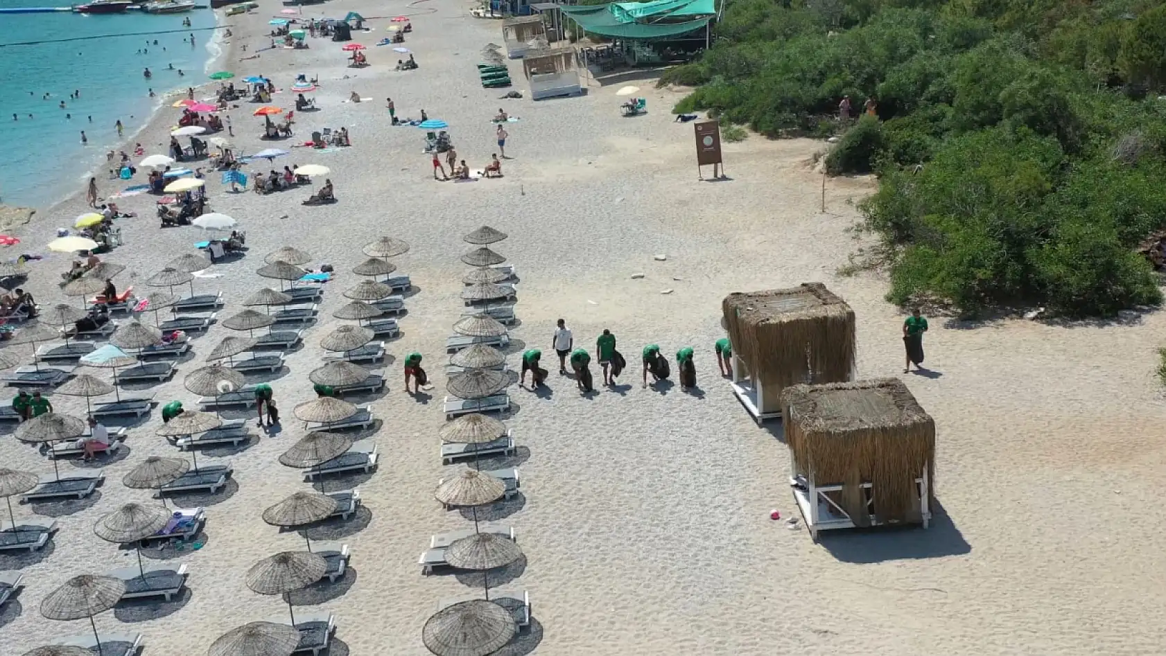 Fethiye Ölüdeniz Kumburnu Plajı'ndan Dünya Çevre Günü'ne anlamlı destek