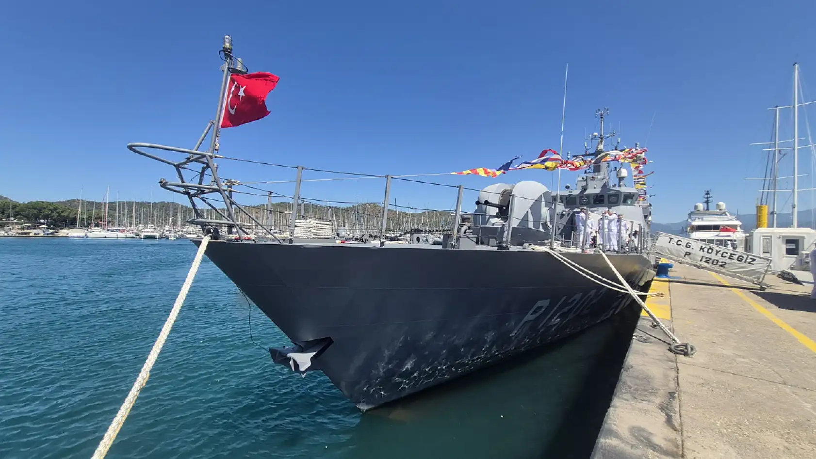 Fethiye'de TCSG-911 Botu Ziyarete Açıldı