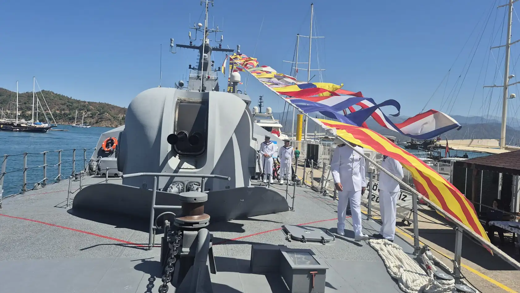 Fethiye'de TCSG-911 Botu Ziyarete Açıldı