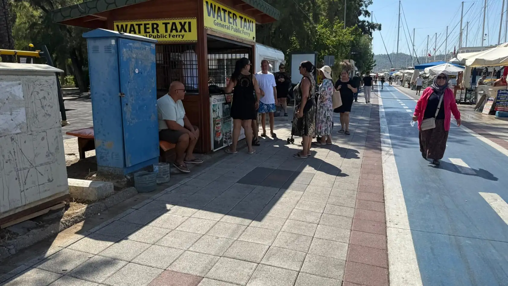 Tatilciler Çalış'a Gitmek İçin Water Taxi'yi Kullanıyorlar
