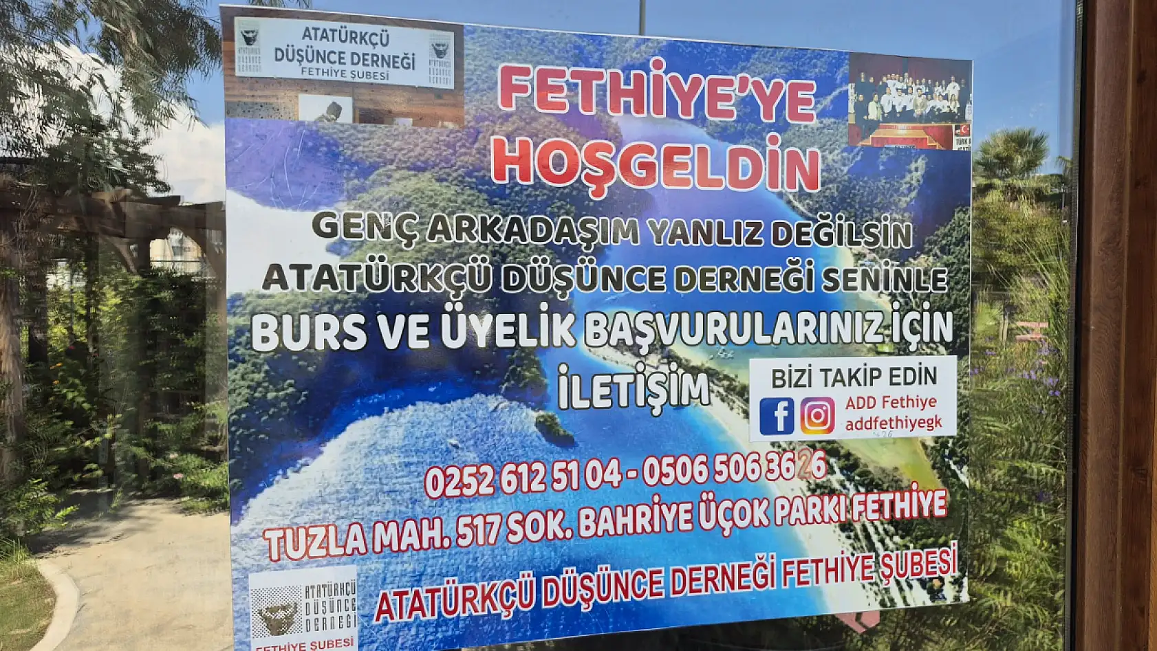 Atatürkçü Düşünce Derneği Fethiye Şubesi'nden Burs Duyurusu