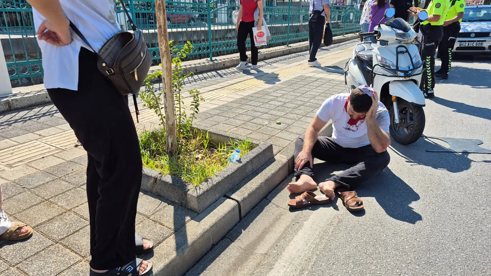 Fethiye'de İki Motosikletin Karıştığı Kazada Sürücü Yaralandı