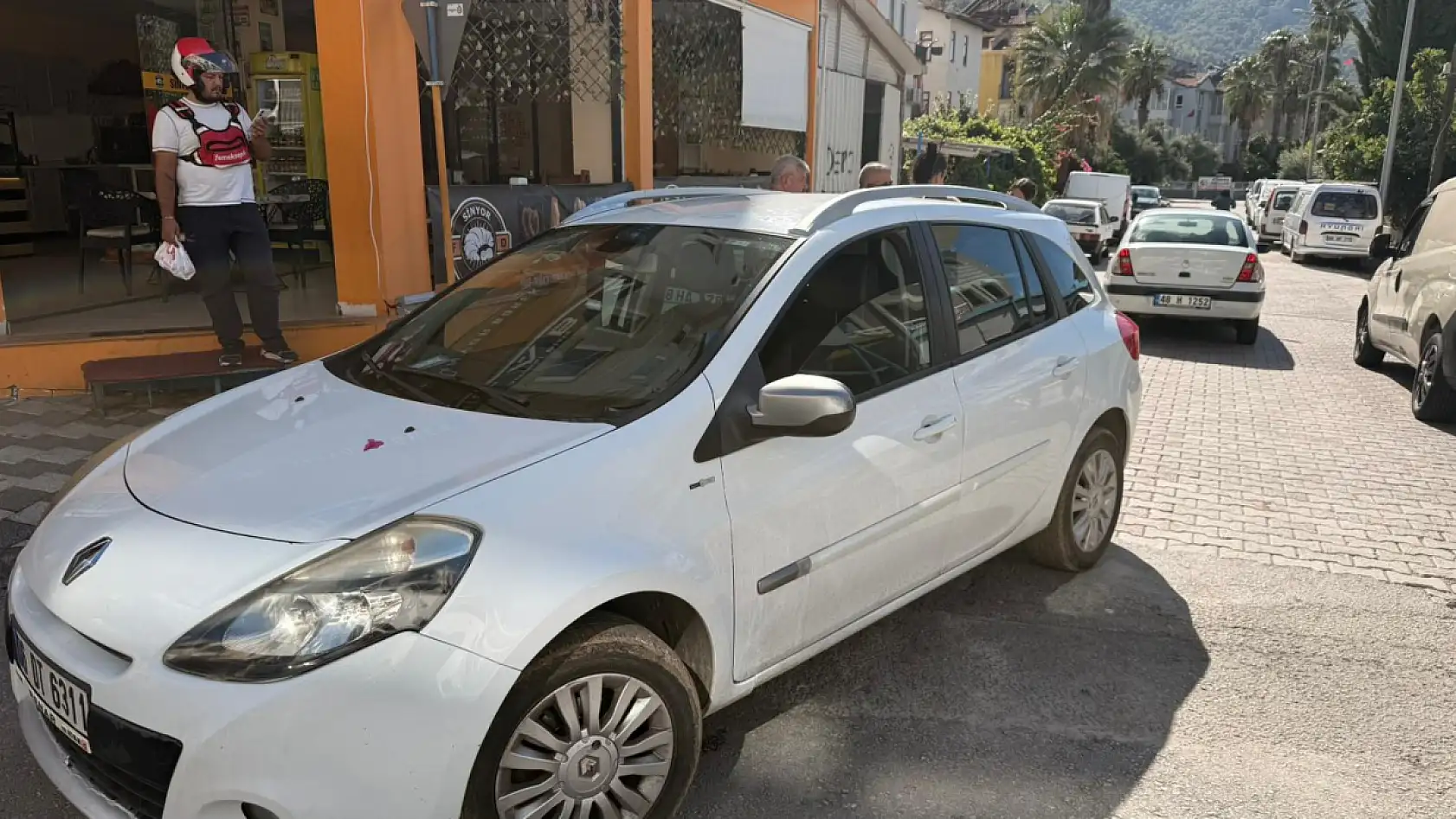 Fethiye'de maddi hasarlı kazada taraflar anlaşamadı