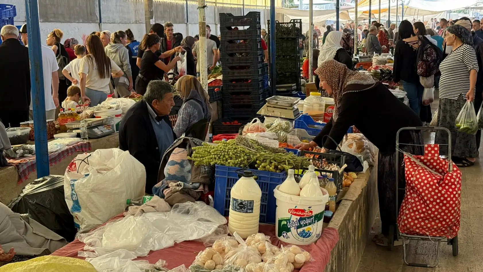 Fethiye pazarında çıntar zamanı yaklaşıyor: 'Müşteriler çıntarı özledi, az kaldı!'