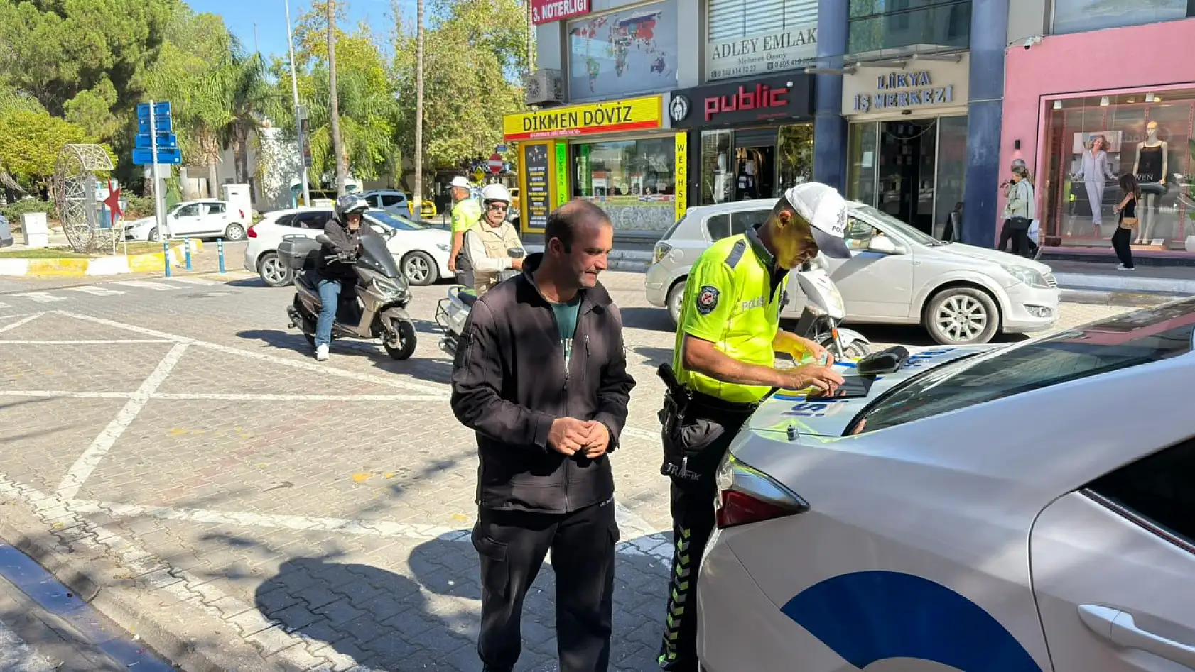 Fethiye'de Trafik Ekiplerinden Motosiklet Sürücülerine Sıkı Denetim