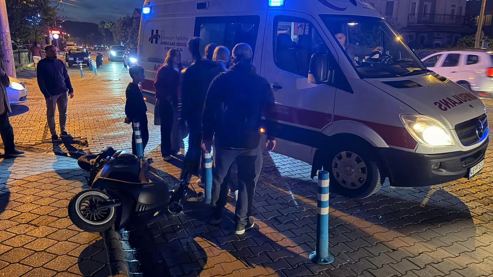 Fethiye'de Otomobil İle Motosikletin Karıştığı Kazada 2 Yaralı