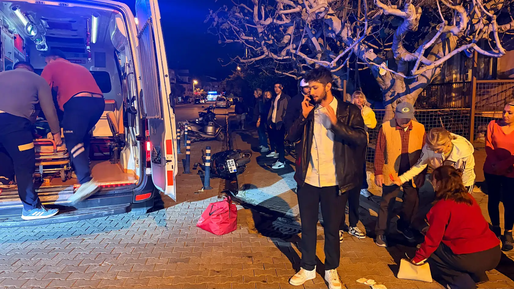 Fethiye'de Otomobil İle Motosikletin Karıştığı Kazada 2 Yaralı