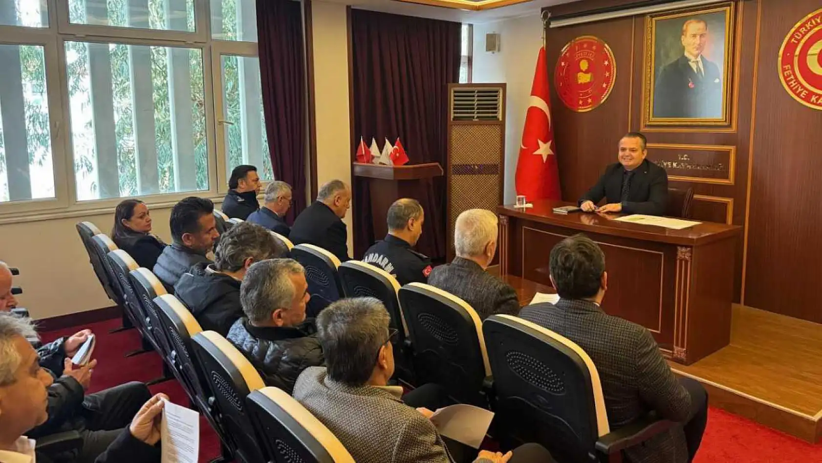 Fethiye'de Ziraat Türkiye Kupası Maçı Öncesi Güvenlik Toplantısı