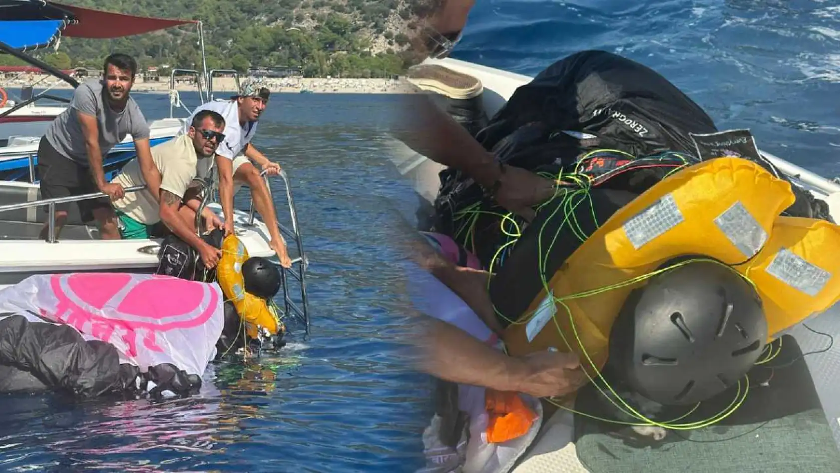 Fethiye'de yamaç paraşütü kazasında yaralanan Alman pilot hayatını kaybetti