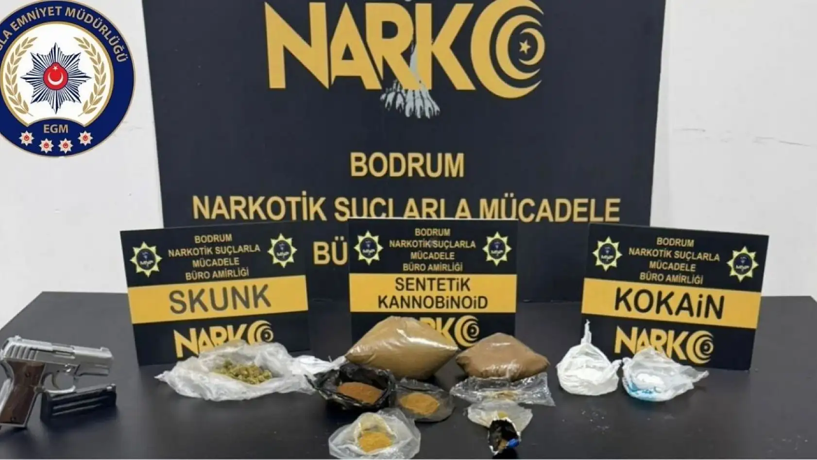 Muğla'da 17 ayrı uyuşturucu operasyonunda 6 kişi tutuklandı