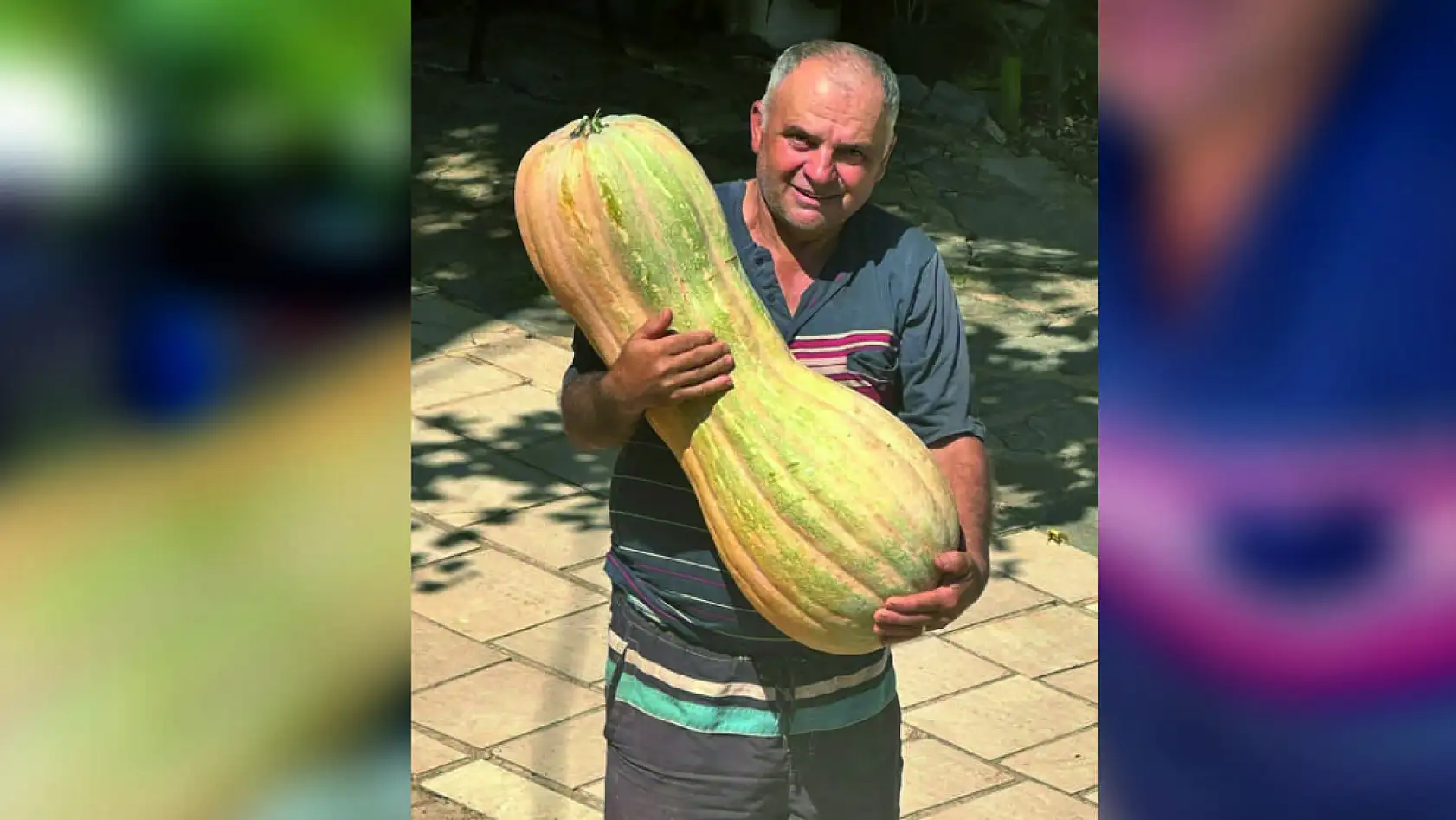 Fethiyeli Üreticinin Yetiştirdiği Dev Kabak Görenleri Şaşırttı