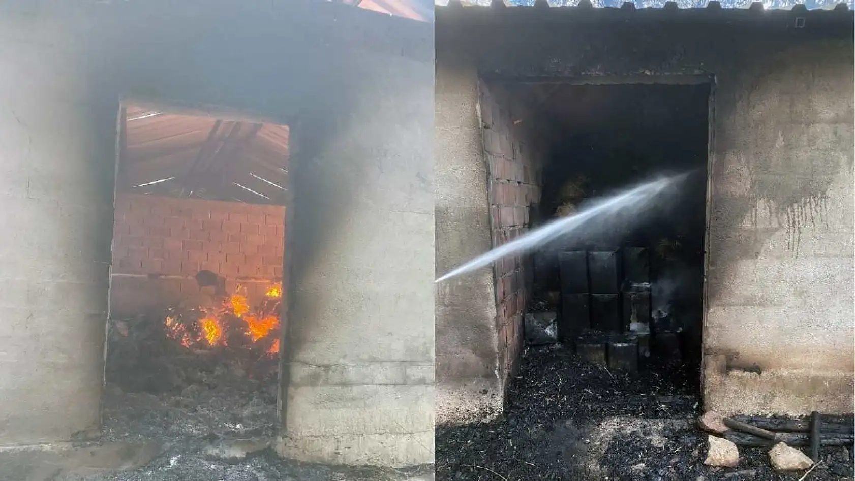 Köyceğiz yangınında alevler binalara sıçradı