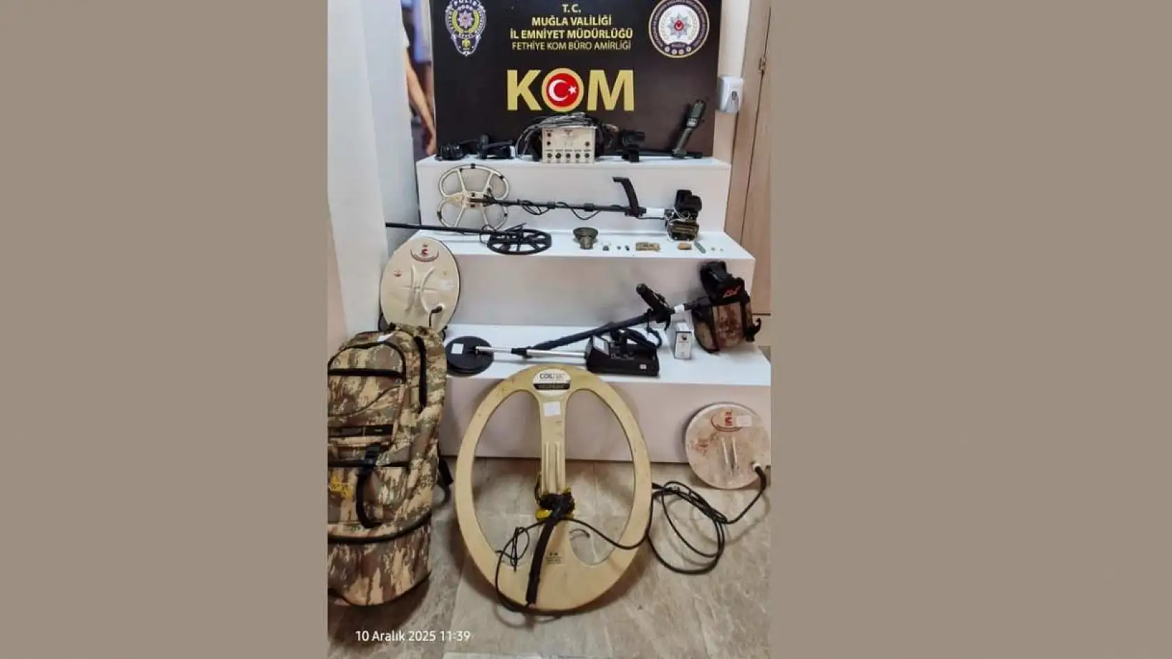 Fethiye'de tarihi eser kaçakçılığı operasyonu: 1 tutuklama