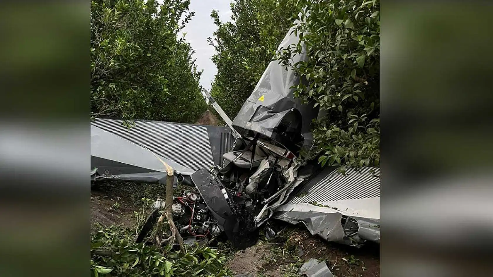 Evlilik teklifi için havalanan uçak düştü 2 yaralı