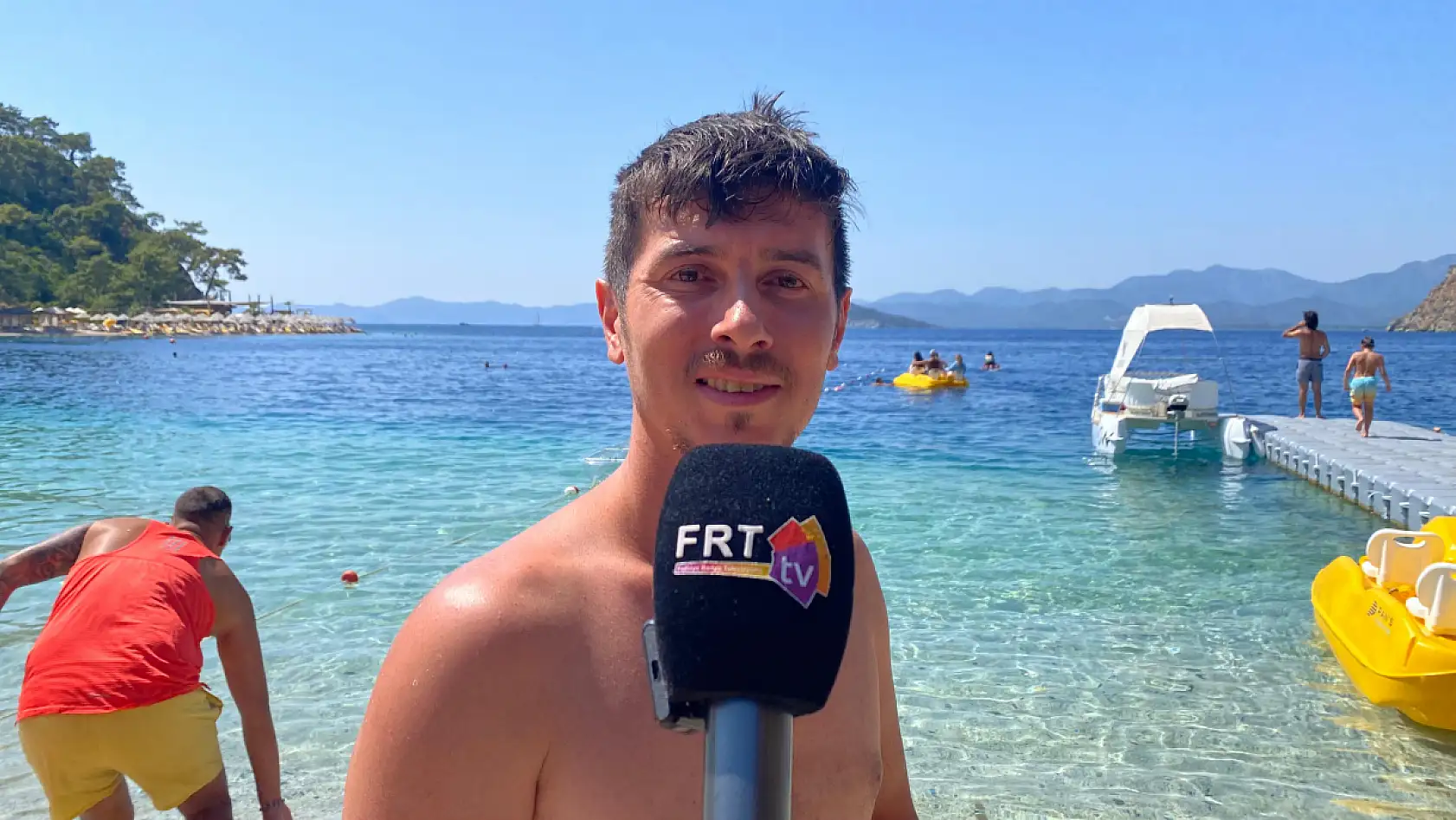 Fethiye Emekliler ve Aileler Boncuklu Koyu'na Akın Ediyor