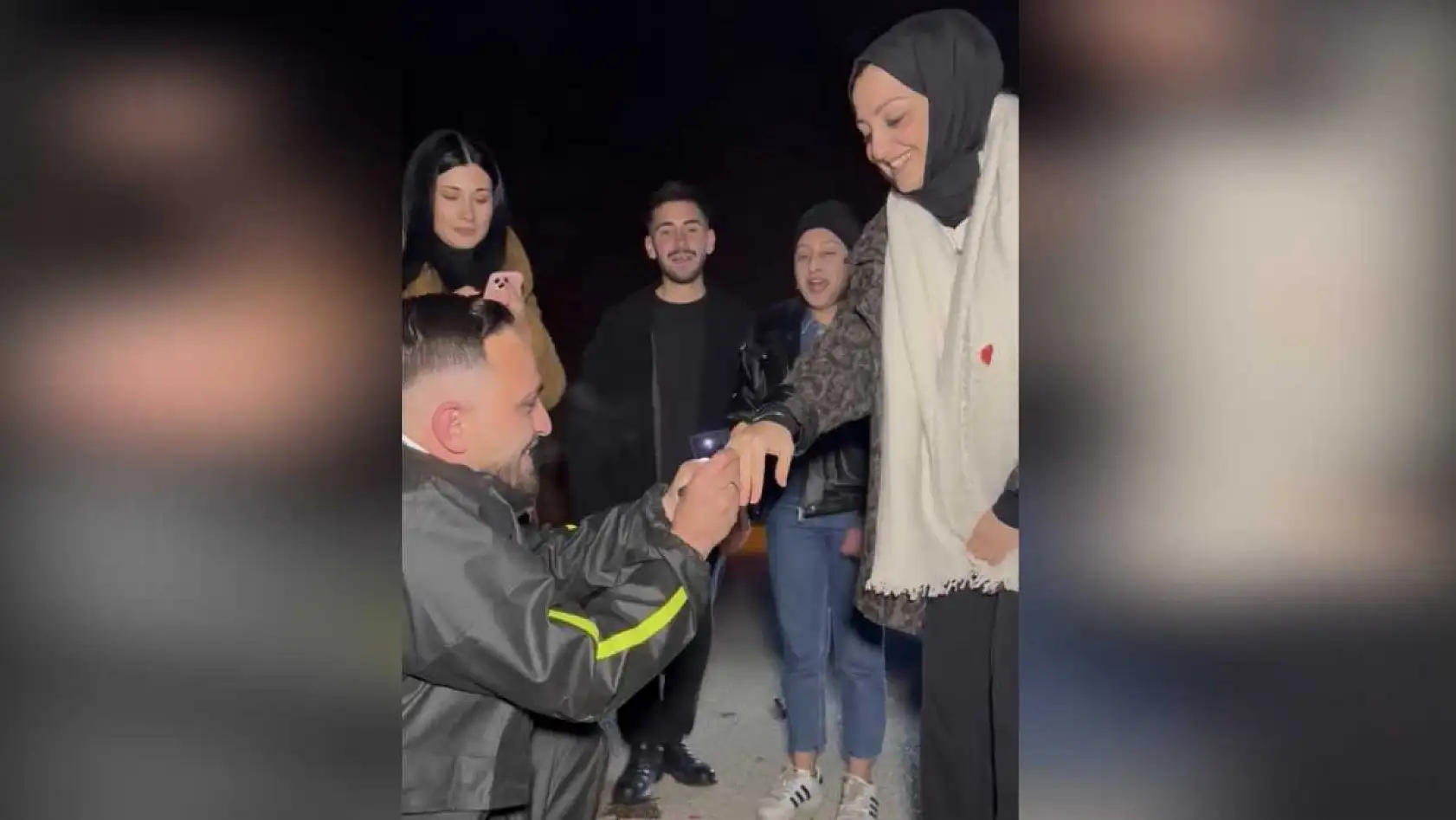 'Kaza yaptı' diye çağırdı, evlilik teklifi etti