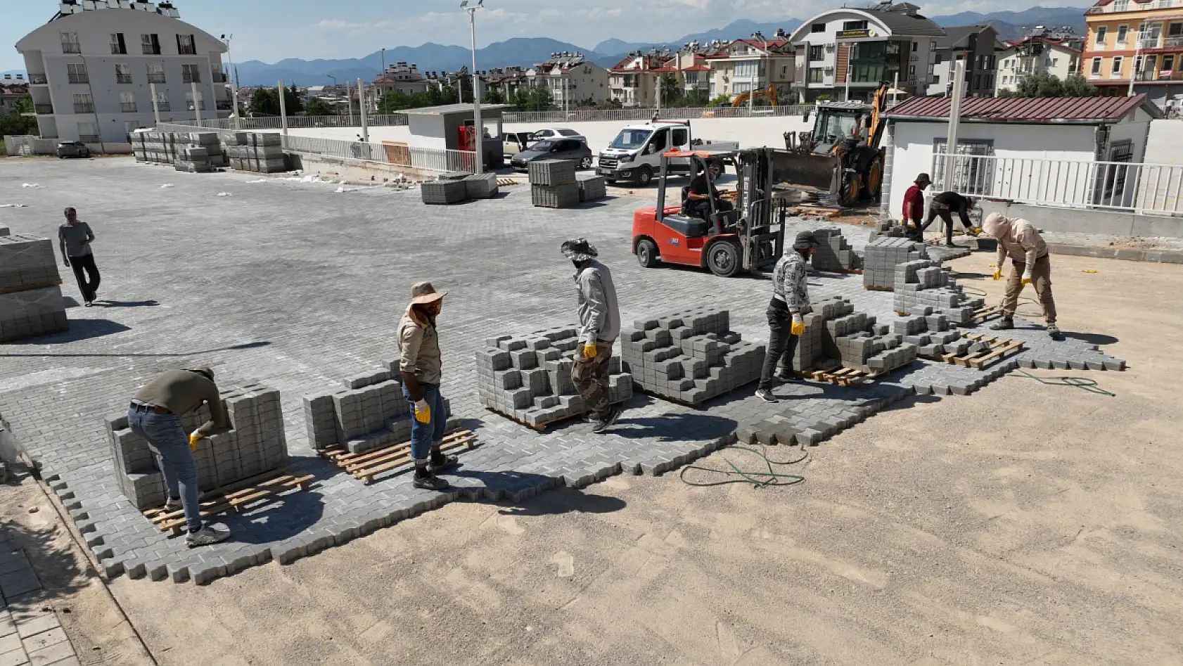 Fethiye'de Yeni Pazar Yeri Tamamlanıyor