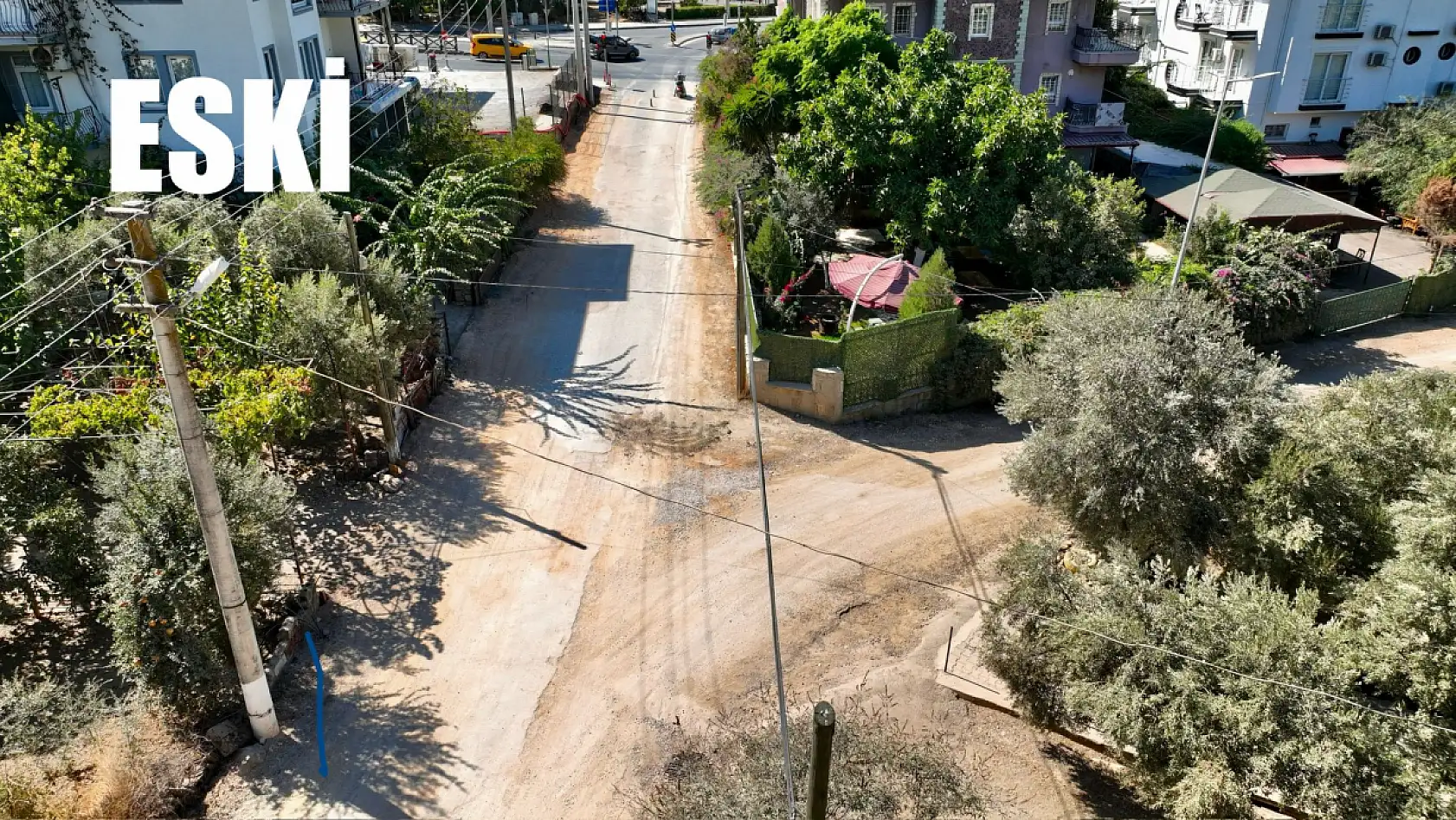 Patlangıç Mahallesi Topçular Mevkii'nde Yol ve Altyapı Çalışmaları Sona Yaklaşıyor