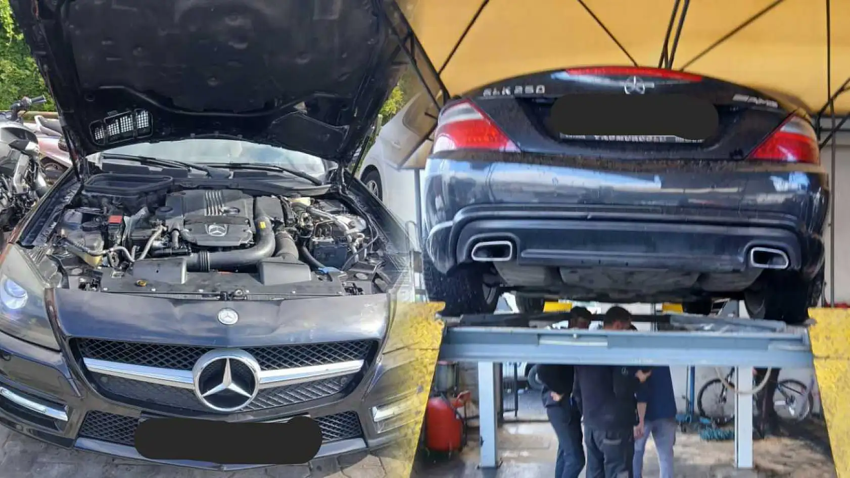 Muğla'da lüks araç tamiri davalık oldu