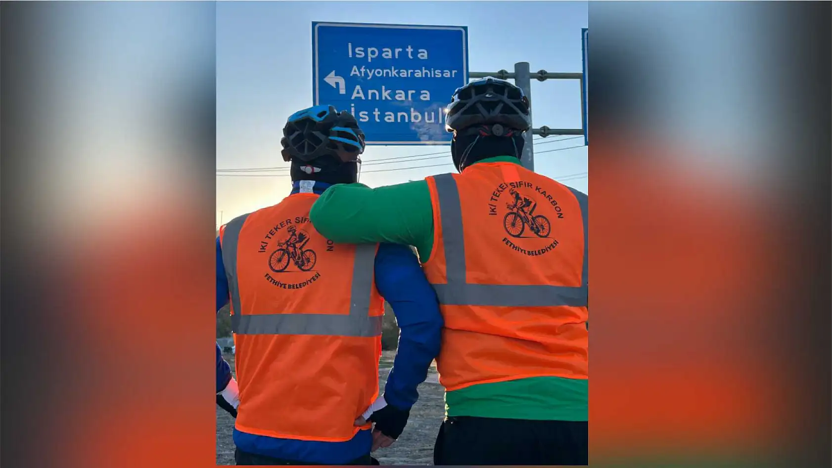 Fethiye'den Çıkan Cesur Pedallar Anıtkabir'e Doğru Yol Alıyorlar