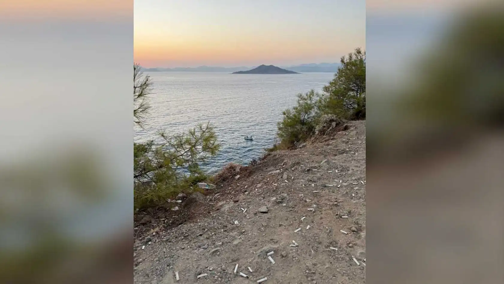 Fethiye Yarımada bölgesinde sigara izmariti kirliliği dikkat çekti