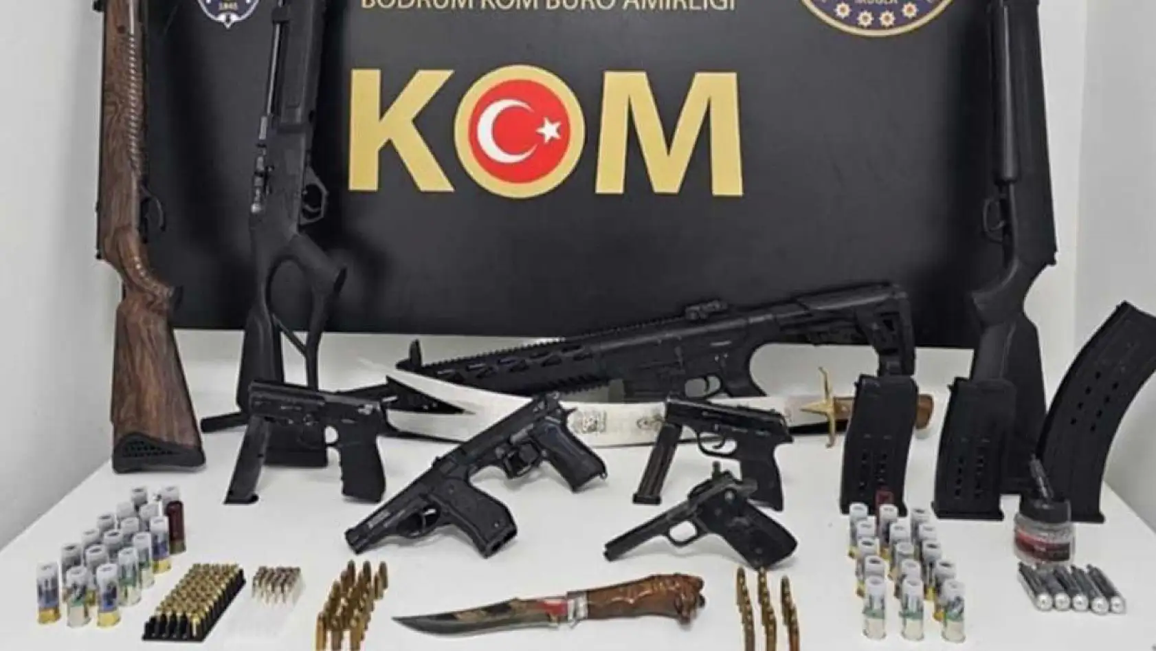 Muğla'da bir yılda 299 ruhsatsız tabanca ele geçirildi