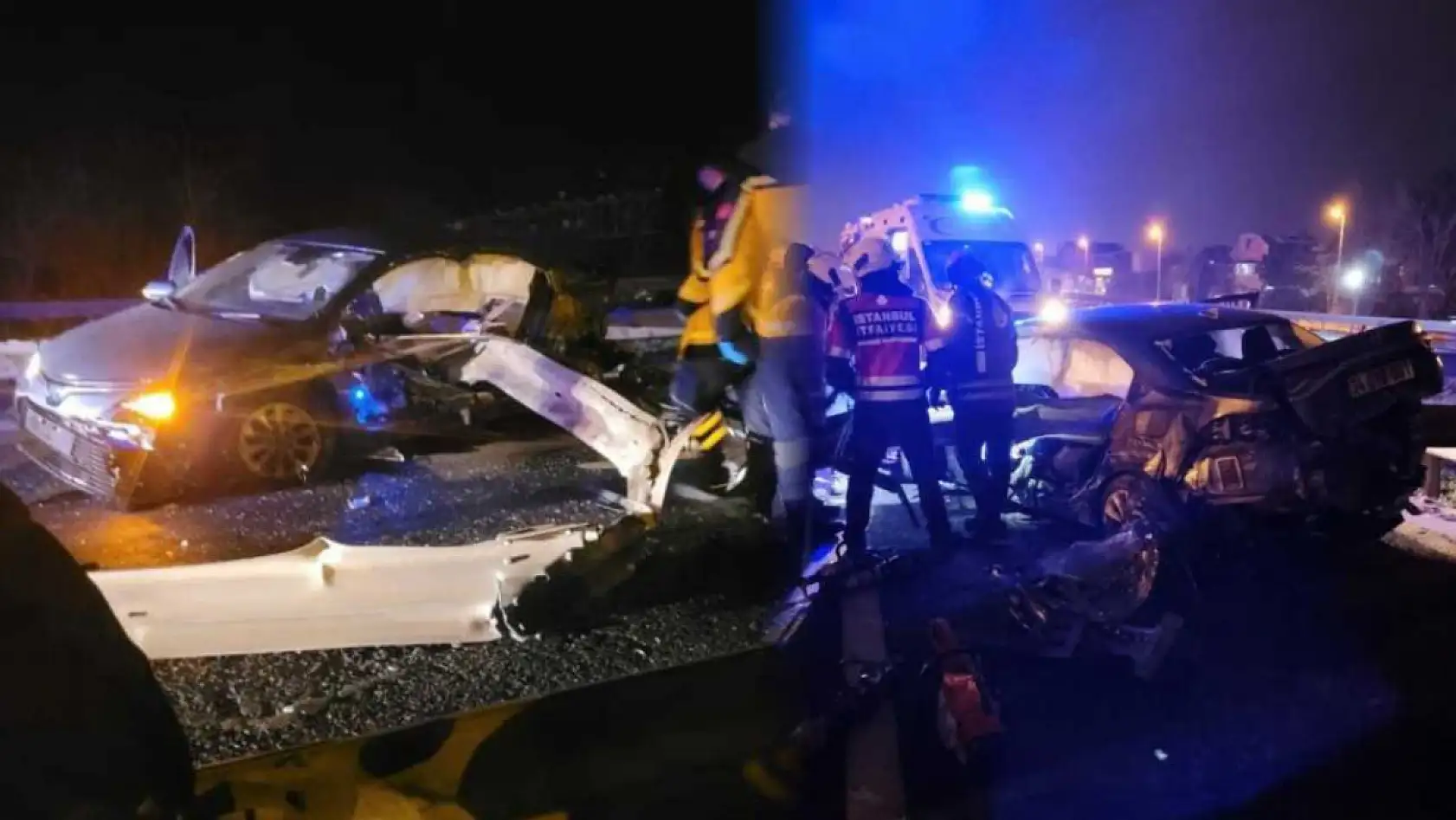 Feci kaza: Araçta sıkışan sürücü hayatını kaybetti