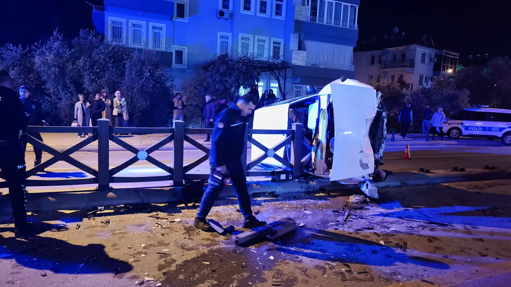 Fethiye'de Ölüdeniz Yolu Üzeri Korkutan Kaza