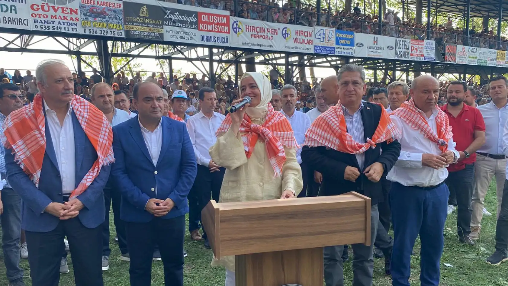 Fatma Betül Kaya, Seki Yağlı Pehlivan Güreşleri'nde konuştu: 'Karabel Tüneli en kısa sürede hizmete açılacak'