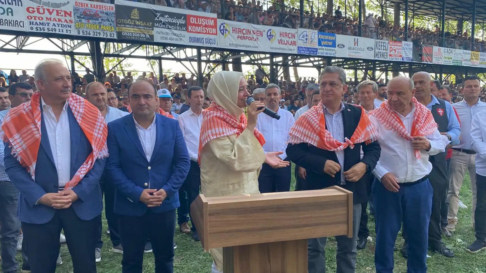 Fatma Betül Kaya, Seki Yağlı Pehlivan Güreşleri'nde konuştu: 'Karabel Tüneli en kısa sürede hizmete açılacak'
