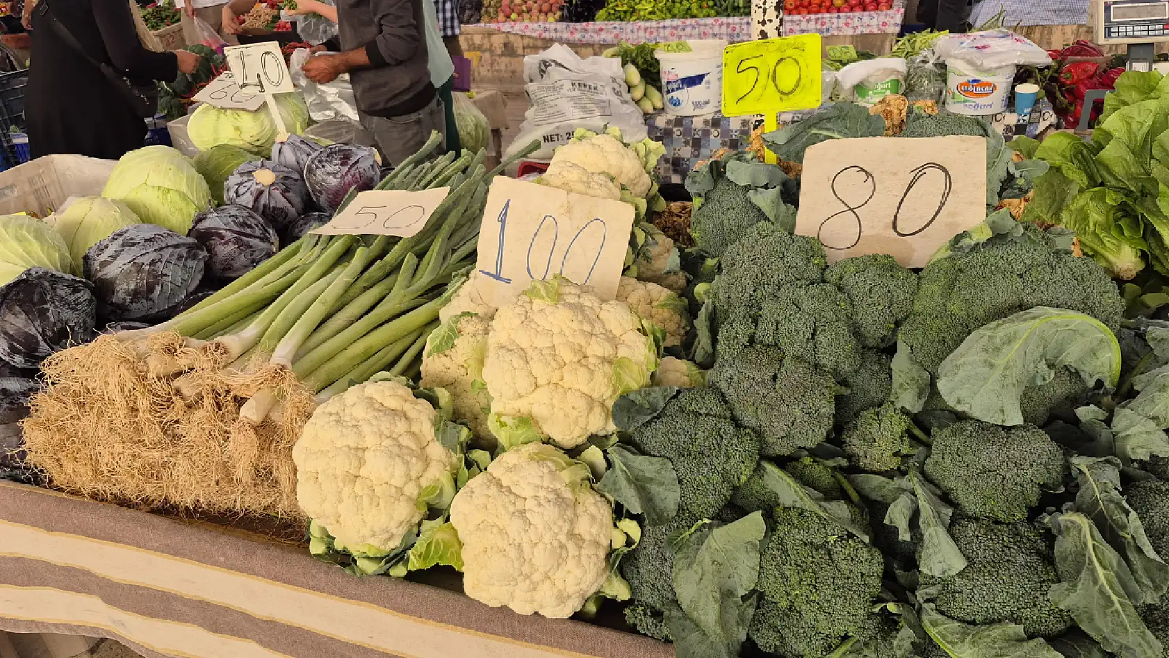 Fethiye Cuma Pazarı'nda üreticiler girdilerdeki maliyet artışına dikkat çekti