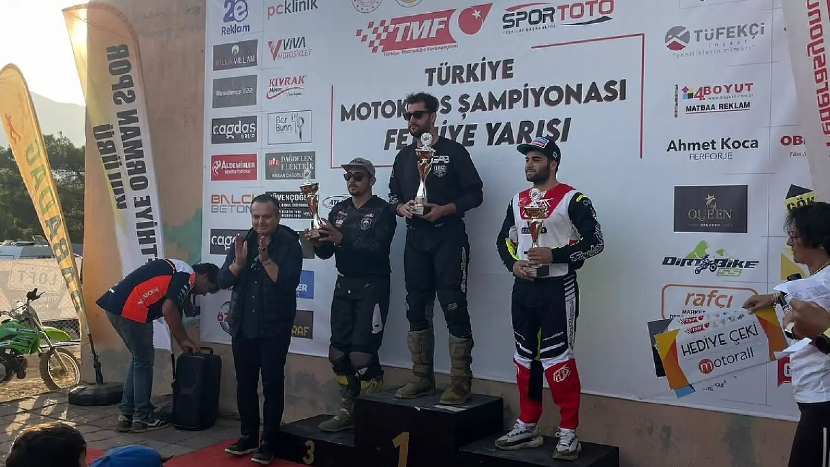Fethiye'de Motokros şampiyonası sona erdi